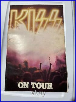 1976/1977 kiss official concert book Destroyer/Rock n roll over tour ORIGINAL