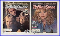 1981 Rolling Stone Magazine Collection 25 Issues #335 thru #359/60 complete