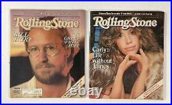 1981 Rolling Stone Magazine Collection 25 Issues #335 thru #359/60 complete