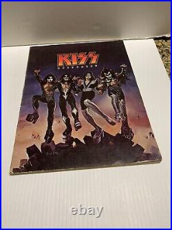 2 KISS 1970's Original Song Music Guitar Books Destroyer Rock & Roll Over