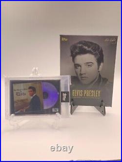2022 Topps Elvis Presley Complete Set Of The Silver Framed Album Cover Cards