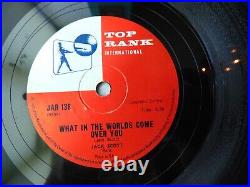 78 rpm JACK SCOTT, WHAT IN THE WORLDS COME OVER YOU- BABY South Africa Top Rank