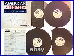 8/25/85 Rare Casey Kasem American Top 40 Complete With Casey's Autograph