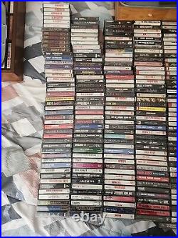80s rock cassette tapes lot Over 250 Tapes Metal/rock