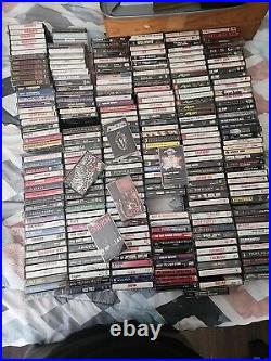 80s rock cassette tapes lot Over 250 Tapes Metal/rock