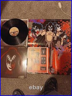 Complete Rare, Promo Kiss Solo lp's. 1978 1st press. Super Nice