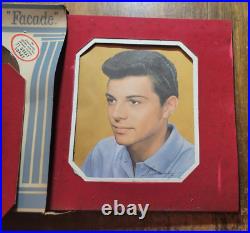 FRANKIE AVALON 3D 3-D Facade LP Set COMPLETE LP AND WALL PLAQUE IN BOX