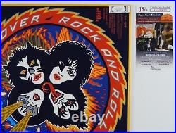 KISS Ace Frehley JSA Autograph Signed Record Album Rock And Roll Over Orange