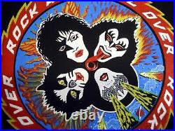 KISS Back Patch 30+ Years Old ROCK AND ROLL OVER Ace Frehley Peter Criss VINTAGE