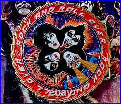 KISS ROCK AND ROLL OVER COLLECTIBLE BELT BUCKLE LIMITED to 125 MADE -RARE