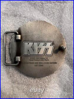KISS Rock and Roll Over Belt Buckle Limited Edition Only 300 Made