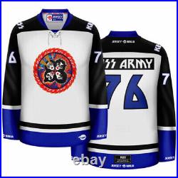 KISS Rock and Roll Over White Hockey Jersey