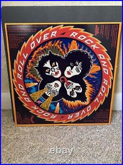 KISS Signed Album PETER CRISS Vinyl ACE FREHLEY Rock And Roll Over PSA/DNA COA