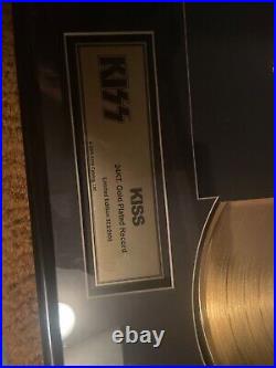 Kiss gold album award kiss and rock n roll over