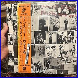 ROLLING STONES Exile on Main Street LP NM JAPAN press complete postcards OBI