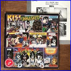 Rare KOREA ORG Vinyl Lot Kiss? - Rock And Roll Over & Unmasked / Guns Roses