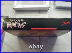 Rock n' Roll Racing for Super Nintendo SNES Complete Box CIB NEAR MINT CONDITION