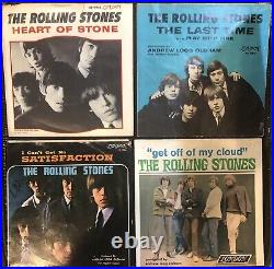 Rolling Stones Complete Set Of Officially Released US London Picture Sleeves