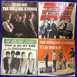 Rolling Stones Complete Set Of Officially Released US London Picture Sleeves