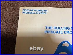 Rolling Stones Rescate Emocional PROMO Peruvia LP WithPoster 1980 Wow
