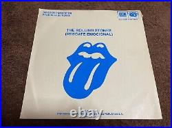 Rolling Stones Rescate Emocional PROMO Peruvia LP WithPoster 1980 Wow