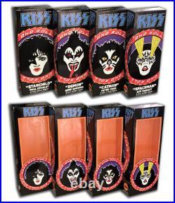 Set of 4 KISS (ROCK & ROLL OVER) BOXES for 12 Mego Action Figures (BOXES ONLY!)
