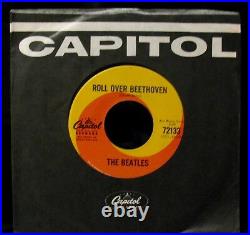 THE BEATLES-Roll Over Beethoven-Near Mint Radio Station 45-CAPITOL #72133-Canada