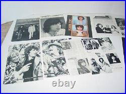 THE ROLLING STONES over 140 pc Lot Clippings Articles 70s 80s Japan Jagger