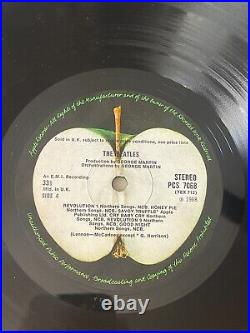 The Beatles WHITE ALBUM 1968 UK 1st press STEREO COMPLETE VG+or better