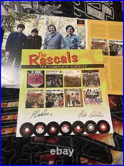 The Rascals The Complete Singles A's & B'sAutographs 4-Lps Vinyl Set LTD Opened