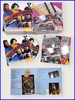 The Rolling Stones European Tour 1982 17 CDs Box Set 8 Complete Shows + 1 Bonus