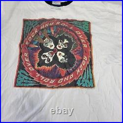 VTG Kiss T Shirt 1994 Rock N Roll Over Ringer made in USA