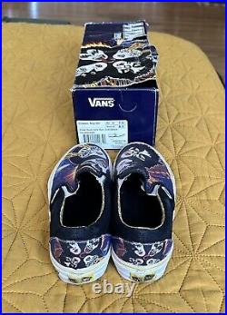 Vans KISS slip on Rock and Roll Over US Mens Size 7 Women's 8.5