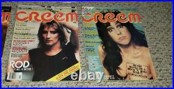 Vintage Creem Rock N Roll Magazines 12 Issues Entire Year Jan-dec 1977