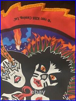Vintage KISS -MINT DENIM Rock And Roll OverJACKET SIZE XL 1997