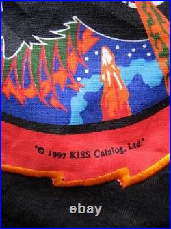 Vintage KISS Rock and Roll Over Jacket Denim Men Size L'97