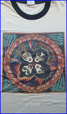 Vintage Kiss 1994 Rock And Roll Over Tour Rare T-shirt Music Memorabilia Lg